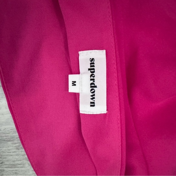 Superdown Fuchsia Ruffle Mini Dress - Picture 4 of 4